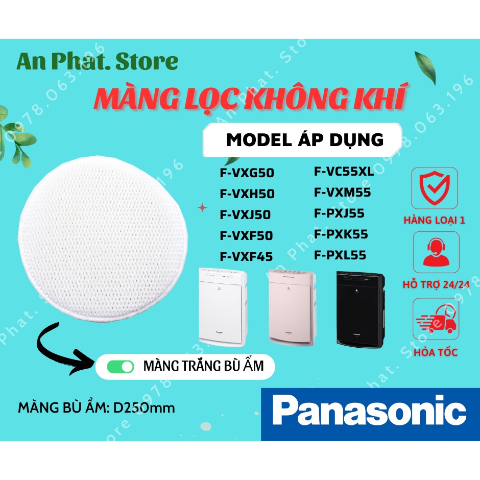 (LOẠI 1) Màng lọc dành cho máy PANASONIC có model: F-VXG50; F-VXF45; F-VXF50, F-VC55XP, F-VXH50, F-VC55XL,  F-VXJ50,... | BigBuy360 - bigbuy360.vn