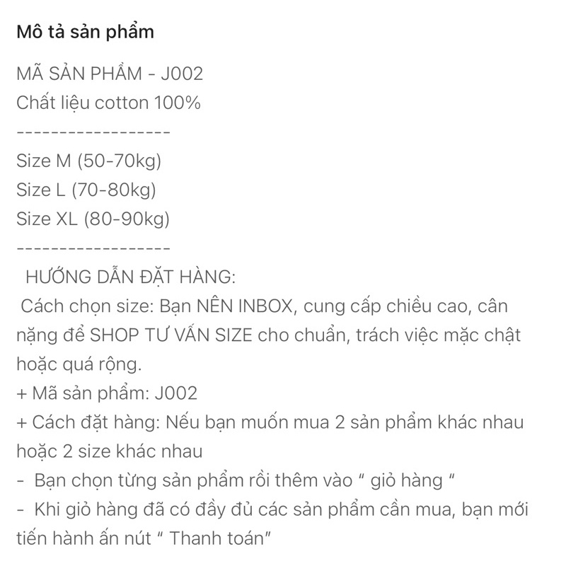 Quần JOGGER nam full Cotton 100%