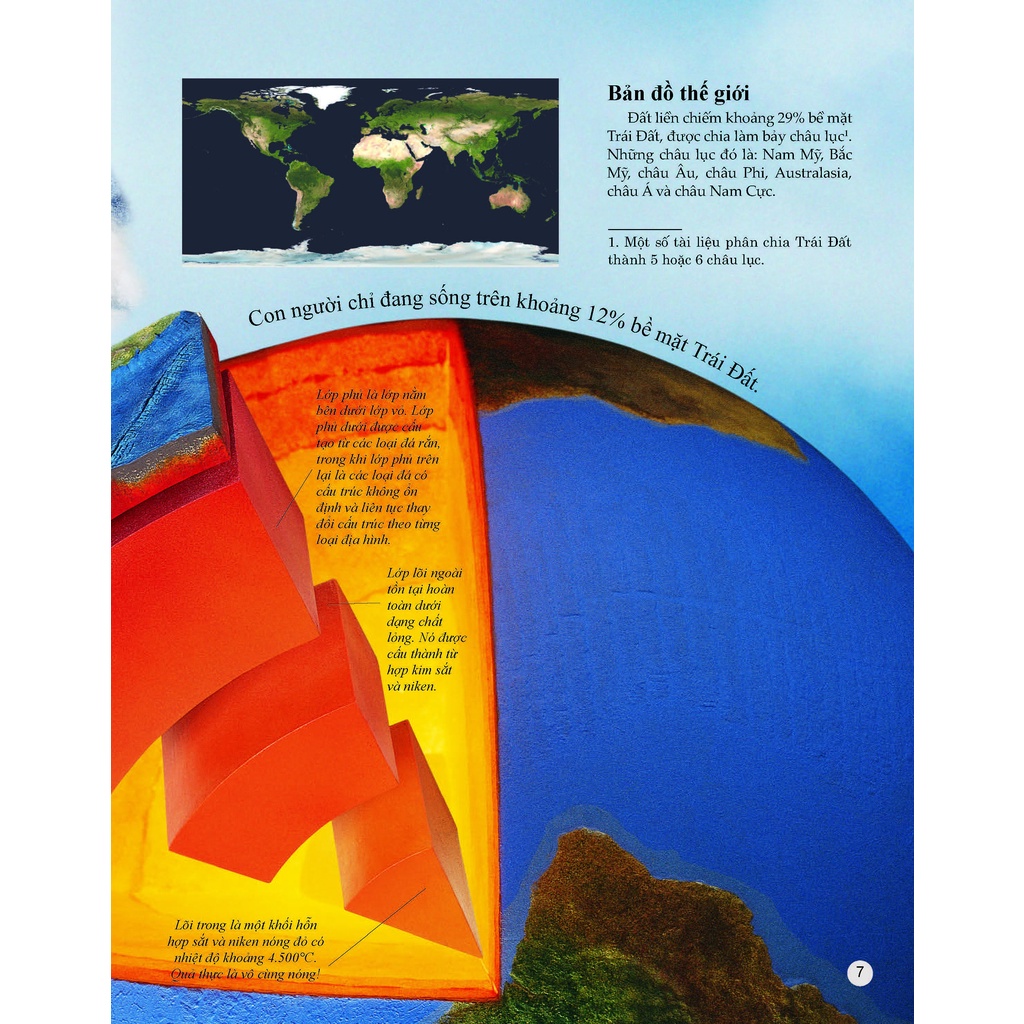 Sách - Bách khoa tri thức về khám phá thế giới cho trẻ em - Earth - Trái Đất