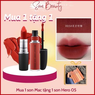 [HÀNG CHÍNH HÃNG] Son Mac chính hãng Ruby Woo, Chili, Marrakesh màu cam cháy đỏ gạch cam đất chuẩn Auth date tới 2023