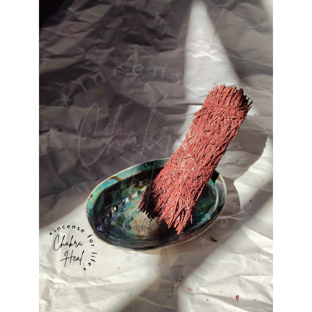 Red Sage - Xô thơm đỏ Thảo Mộc Xông Nhà và Tinh Thần l Charka Heal Incense