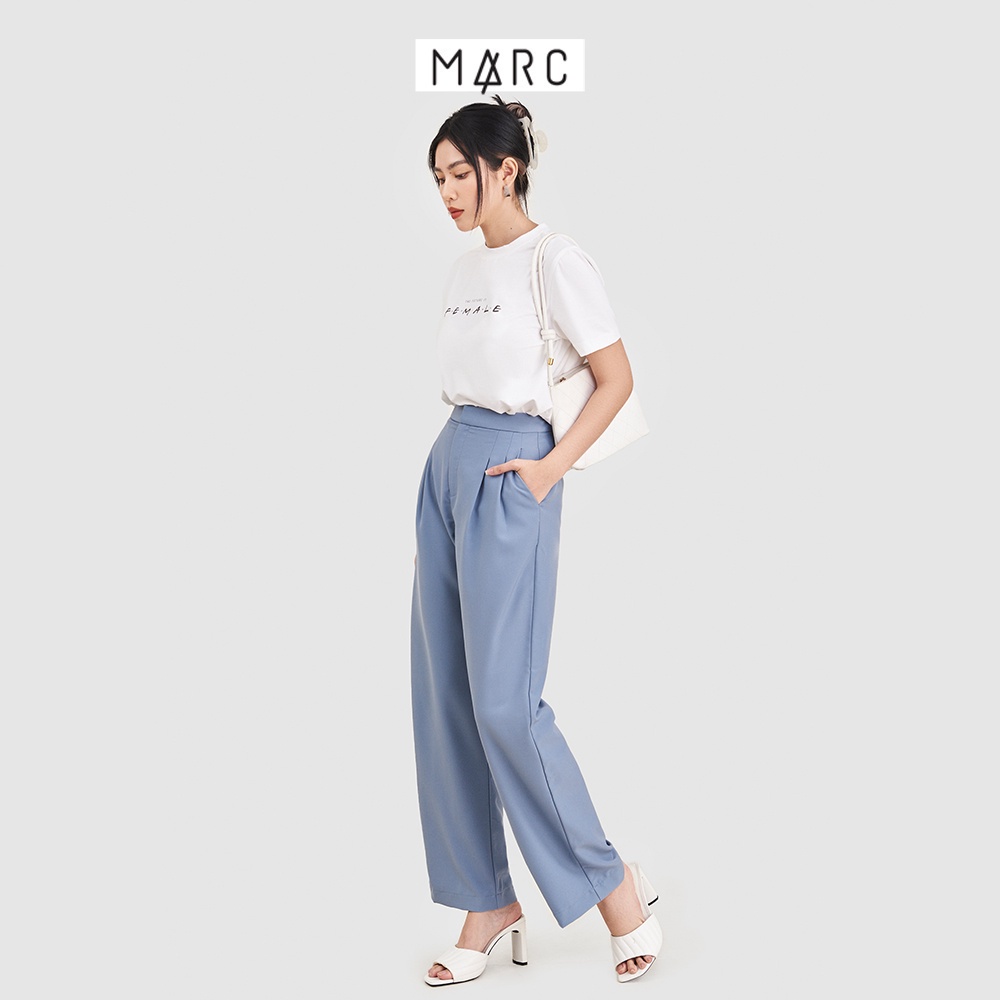 Quần nữ MARC FASHION dài xếp 4 ly trước CBHH112321