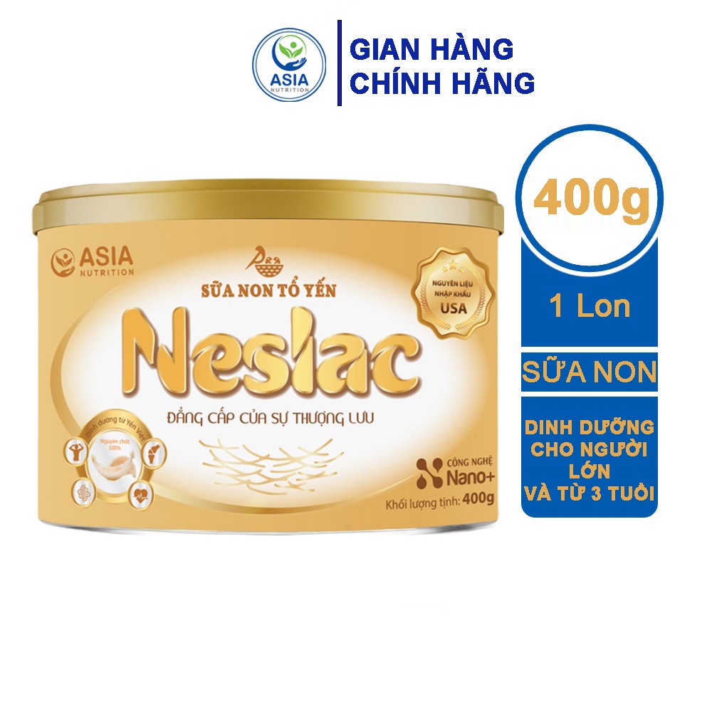 Sữa tổ yến Neslac ASIA NUTRITION 400g