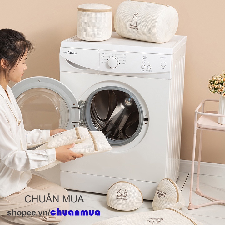 Túi Giặt Đồ Quần Áo Cao Cấp Bằng Vải Chống Co Rút POLYESTER Laundry Bag( Túi Giặt Bảo Vệ Quần Áo Tránh Hư Form Xù Lông ) | BigBuy360 - bigbuy360.vn