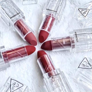 Son Thỏi Lì 3CE Soft Matte Lipstick 3.5g/Clear Layer Edition/Son Môi