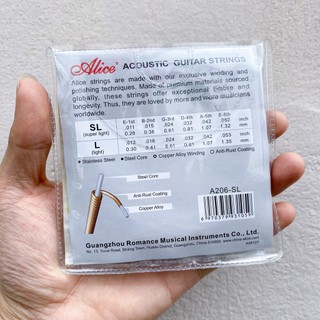 Dây đàn Guitar Acoustic Alice A206