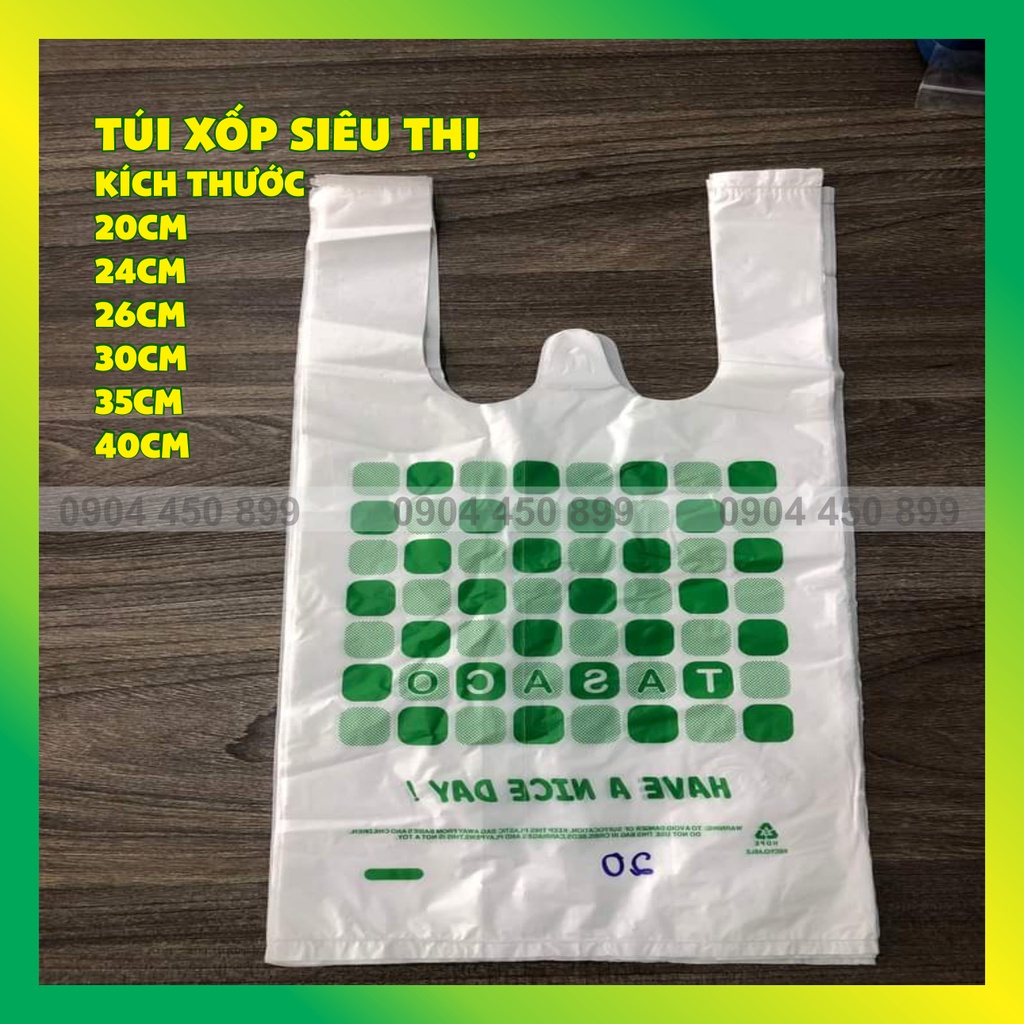 Túi xốp siêu thị in hình - Túi siêu thị giá rẻ-KHO SỈ TIỆN DỤNG