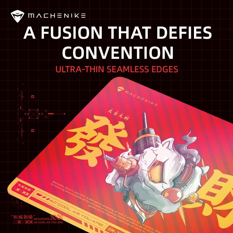 Chuột Chơi Game Mache Nike GM334 2 Màu Neon Bằng Sợi Thủy Tinh Và Vải Linh Hoạt Cho Tốc Độ Cao FPS