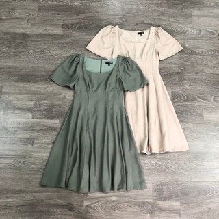 Đầm MX cổ tròn tay nhún KAMI