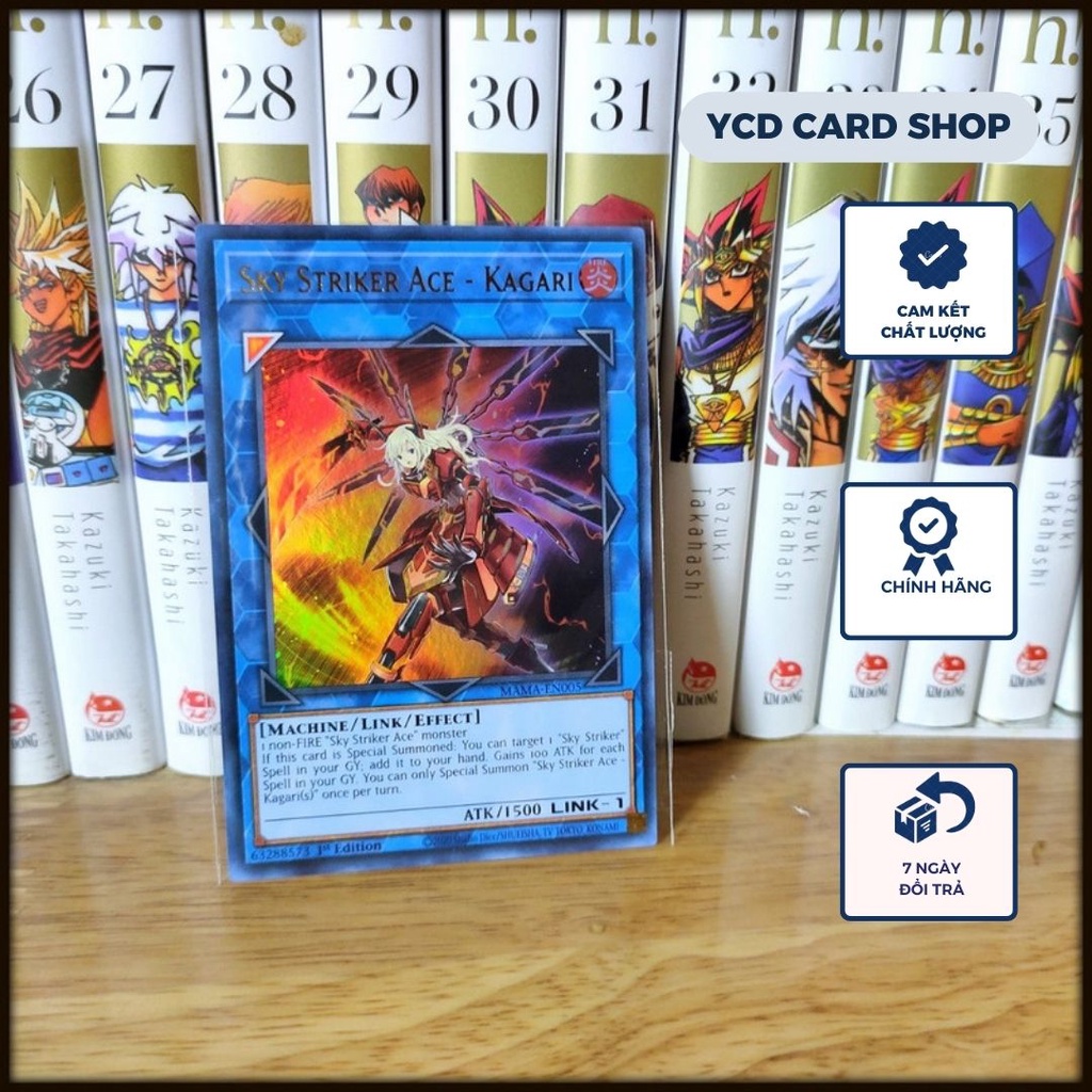 Thẻ bài Yugioh Chính Hãng Set 2 Sky Striker Ace- Ultra rare
