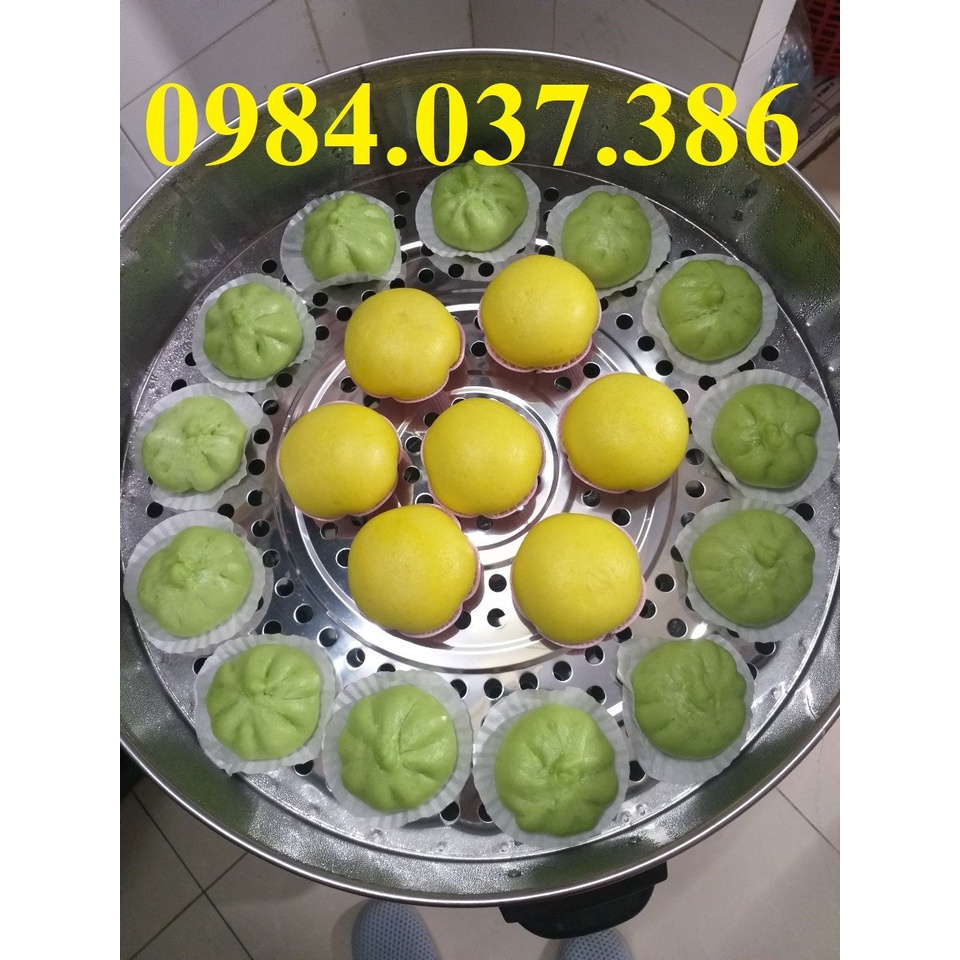 Nồi hấp cao cấp bằng điện 2 tầng, size 35cm...Bảo hành 12 tháng. Hấp bánh bao, xôi, gà, giò chả