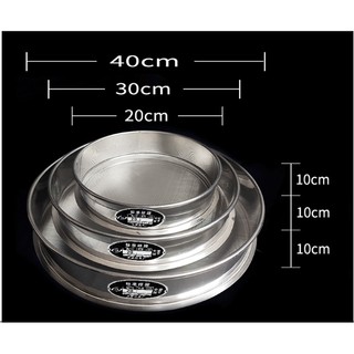 Rây inox nhiều kích cỡ