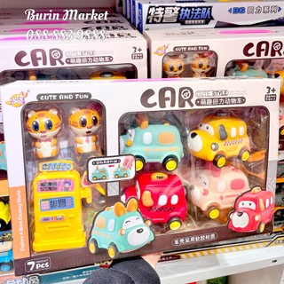 Đồ chơi hộp xe trạm xăng - Đồ chơi cho bé - Burin Store