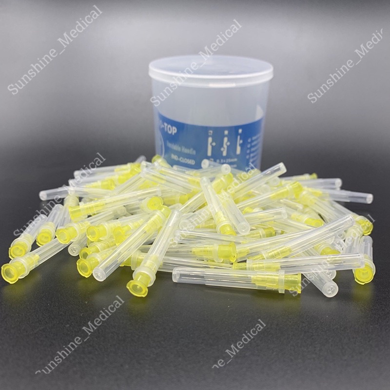 Kim bơm rửa nội nha 2 lỗ kim bơm rửa nha khoa kim bơn rửa ống tuỷ răng