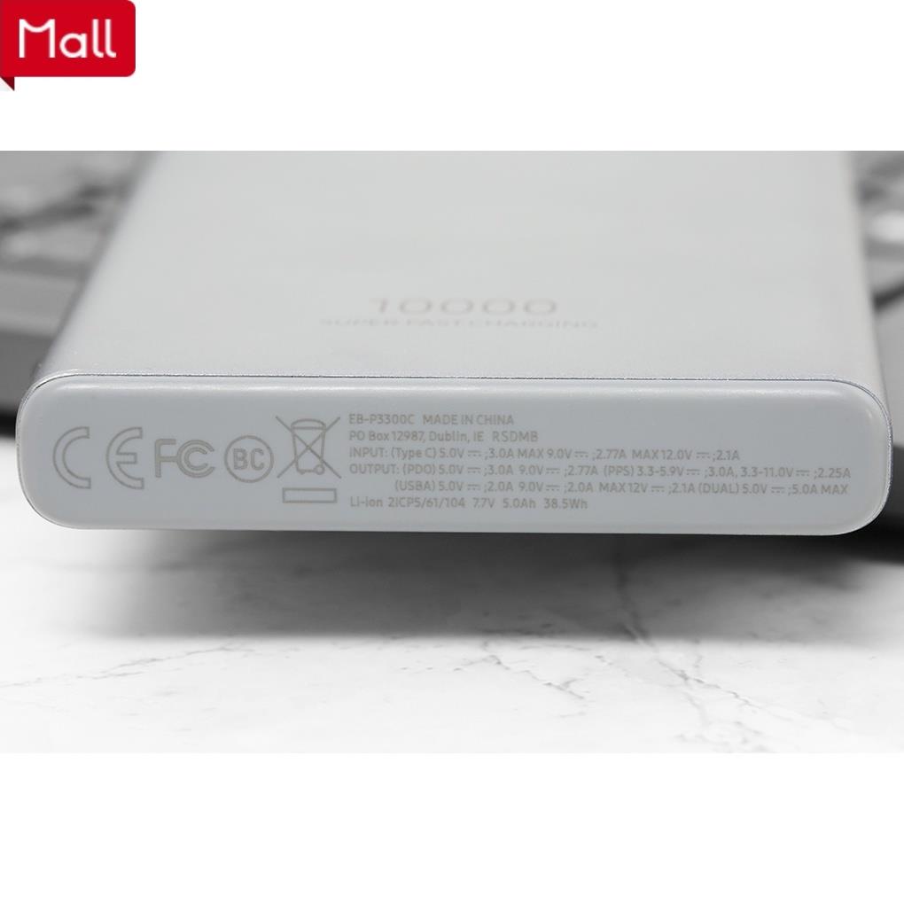 Sạc Dự Phòng SamSung - Pin sạc dự phòng Samsung 10.000 mAh Type C/1 cổng USB 1 cổng Type C - Chính hãng BH 12 tháng