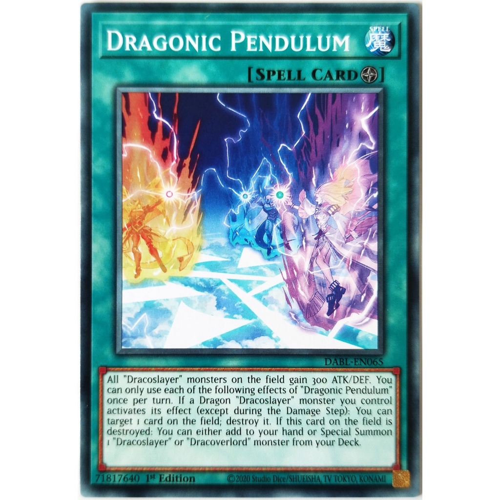 [Thẻ Yugioh] Dragonic Pendulum |EN| Common