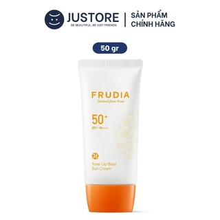 Kem Chống Nắng Frudia Tone-Up Base Sun Cream 50+ SPF/PA++++Làm Trắng Sáng Da 50g