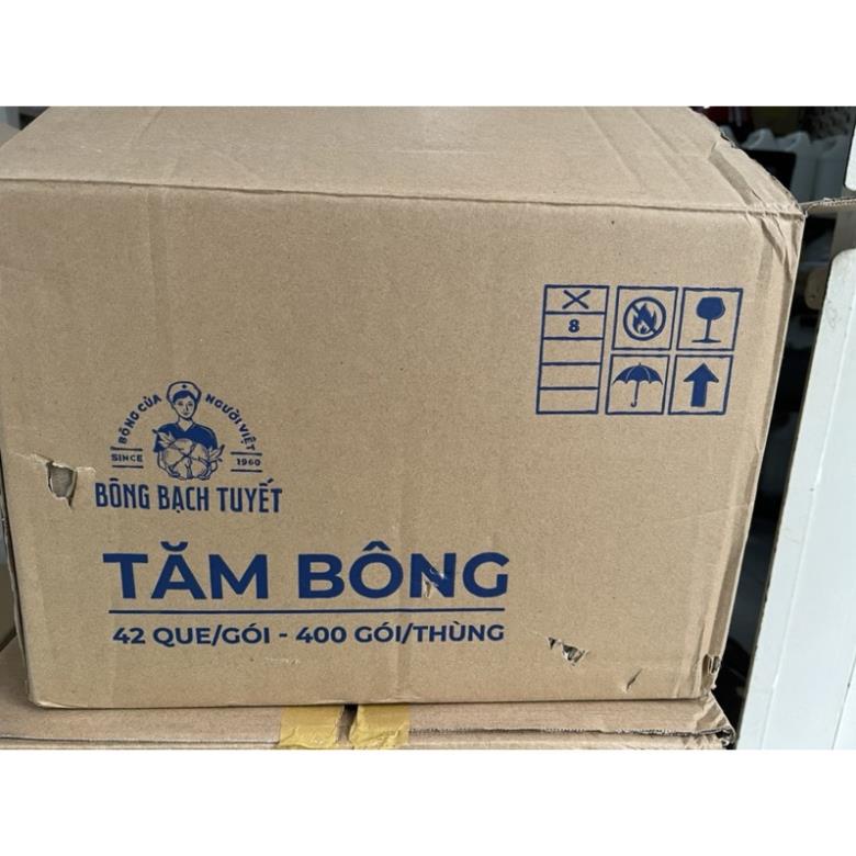 Bông tăm người lớn Bạch Tuyết 42 que/gói. . Hàng chính hãng MERIDAY