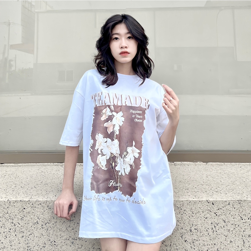 Áo thun nam nữ local brand unisex Teamade Flower Tee phông trơn tay lỡ oversize chất liệu cotton fullbox - LOCAL BRAND