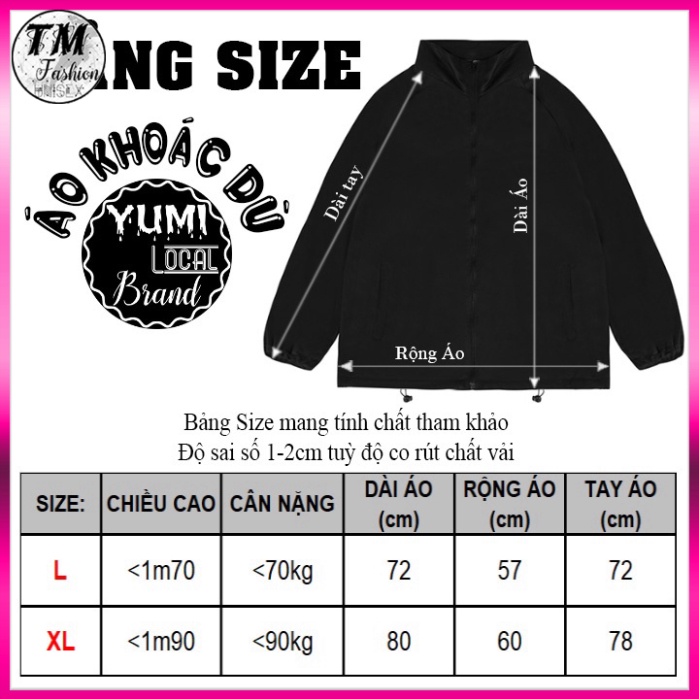 Áo Khoác Dù Jacket Basic Unisex - Áo Gió Trơn 2 Lớp Form Rộng