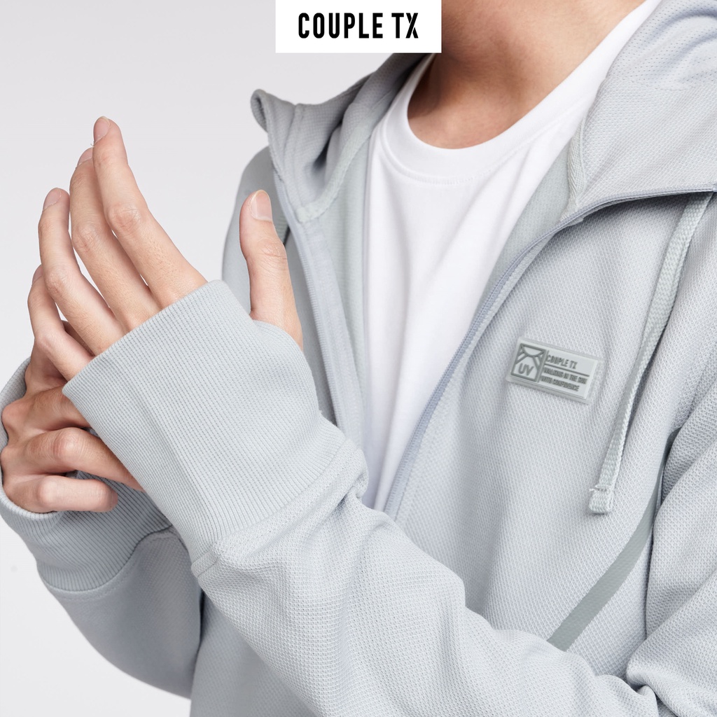 Áo Khoác Chống Nắng Nam Couple TX UV Sọc Gân Lưới MOK 1028