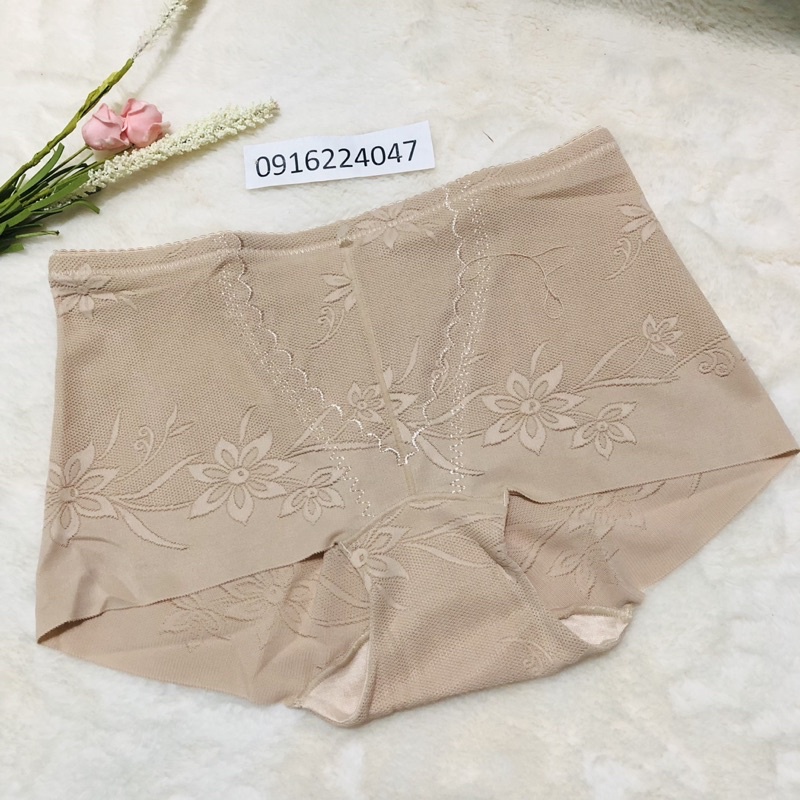 Quần lót nữ lưng cao gen bụng, quần gen siêu êm không viền mông