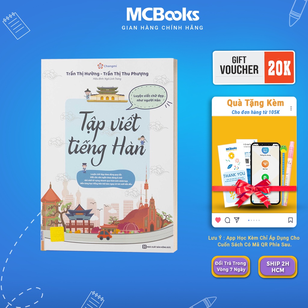 Sách - Tập viết tiếng Hàn Mcbooks | BigBuy360 - bigbuy360.vn