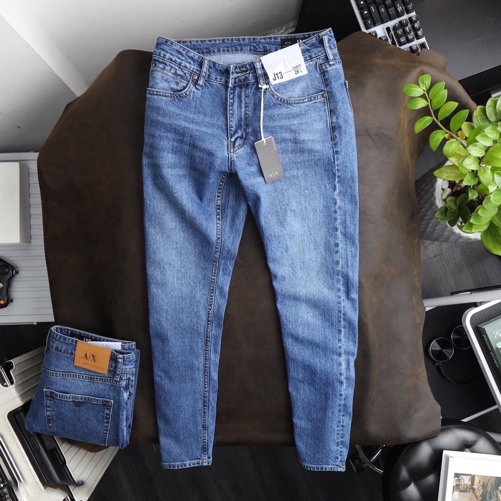 Quần Bò Jeans Nam Skinny xám thời trang Siêu Co Giãn Cao Cấp Dáng Ôm Avocado