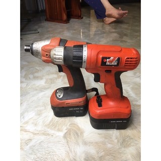 Thân máy vỏ pin bắn vít pin black & decker nội địa 14.4v bao sống