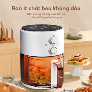 HAN RIVER Nồi Chiên Không Dầu trong suốt hình dung công suất cao