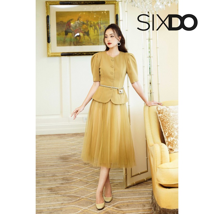 Áo vest nữ tay bồng thời trang SIXDO
