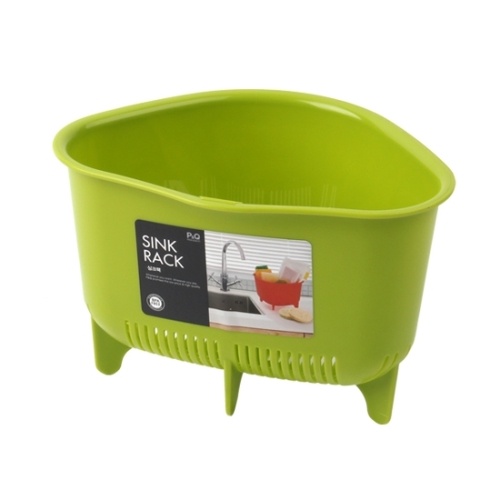 Daiso Rổ tam giác màu trà xanh 22.5x12.7x16.2cm (cái)