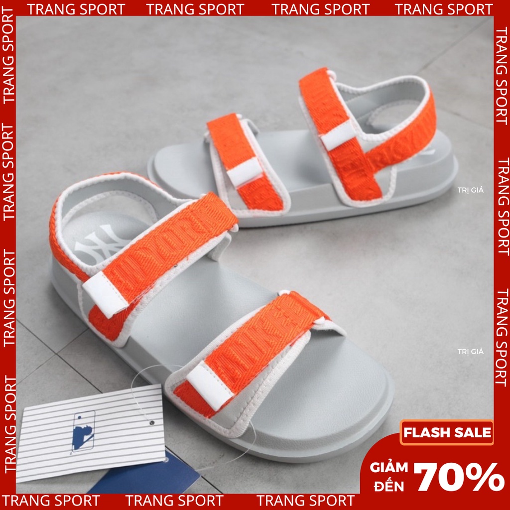 Sandal MLB NY thời trang đế bằng cao cấp fullbox