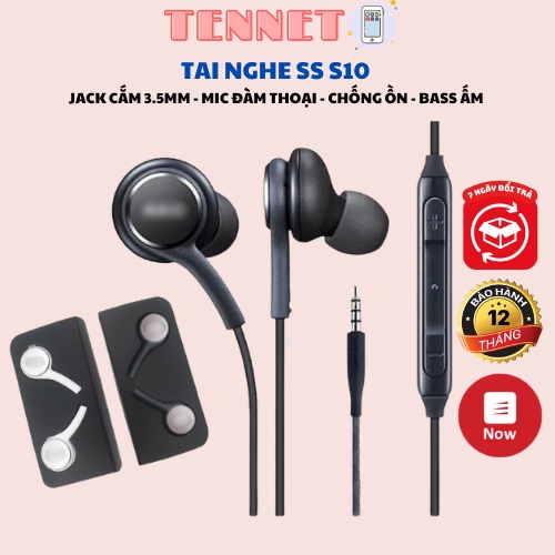 Tai nghe nhét tai S̲A̲M̲S̲U̲N̲G̲ ̲A̲K̲G̲ galaxy S8 S9 S10 Cổng 3.5mm Dùng Cho Samsung S8/S9/S10/A01/A10/A10S/A20/A30/A50