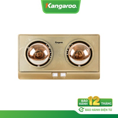 Đèn sưởi nhà tắm 2 bóng Kangaroo model KGWH02T - công suất 550W