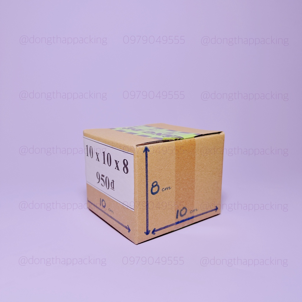 COMBO 50 HỘP CARTON 10x10x8 cm