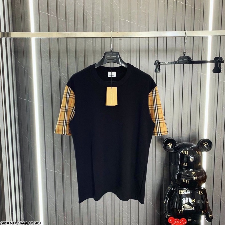 Áo Phông Tay Kẻ Vàng BBR cho Nam - Áo Thun Nam nữ BBR siêu hot 2023