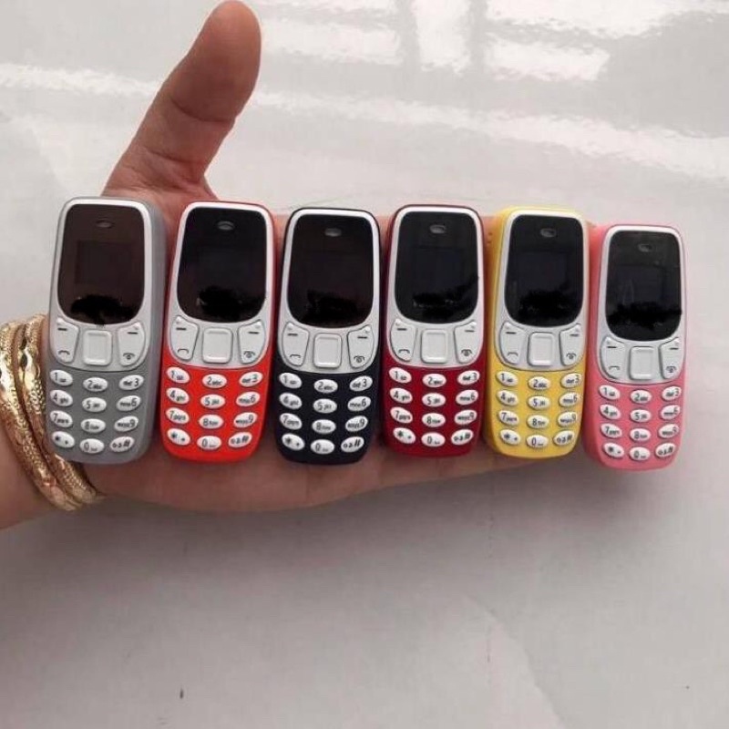 Điện thoại mini Siêu Nhỏ 02 sim 02 sóng gắn được thẻ nhớ