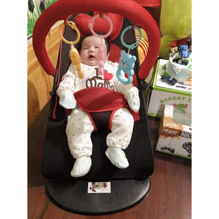 Ghế rung đa chức nặng tặng kèm đồ chơi