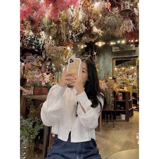 Áo sơ mi cổ đức cách điệu lịch sự