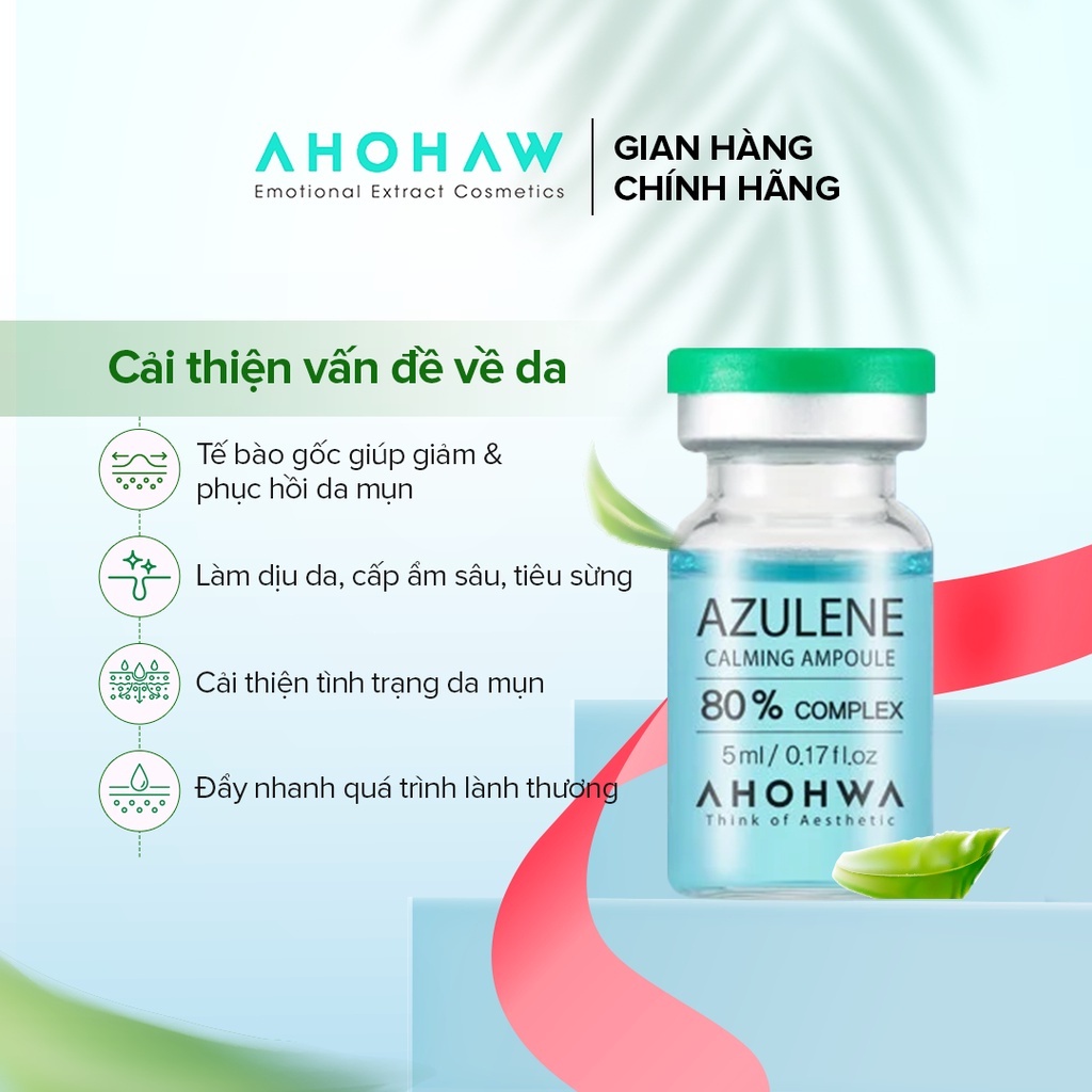 TẾ bào gốc AZULENE CALMING tái tạo, phục hồi đa tầng cho làn da khoe, trắng sang đều màu