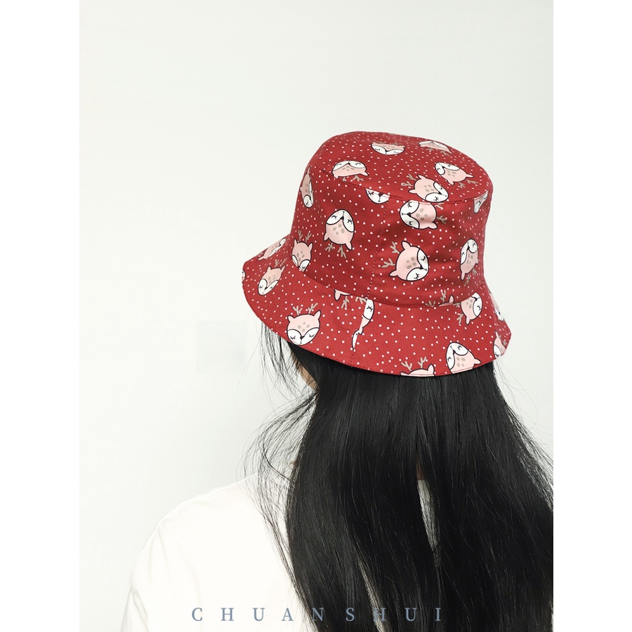 CS21-156 Vải cotton 100% tự nhiên🍒Chuanshui🍒khổ vải 145cm noel chấm bi- tuyết - vải đẹp handmade,quilt