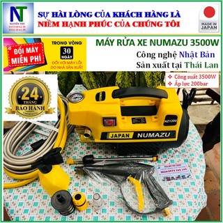 Bh 24 tháng. máy rửa xe, máy xịt rửa numazu japan. 3500w.