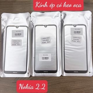 Kính nokia 2.2 - nk 2.2 ép có keo oca giá sỉ rẻ