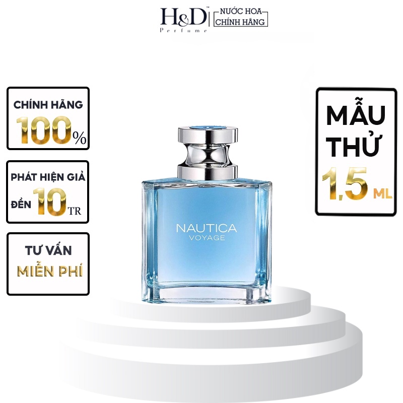 (Mẫu Thử 1.5ml - QUÀ TẶNG KHÔNG BÁN) Nước hoa nam Nautica Voyage
