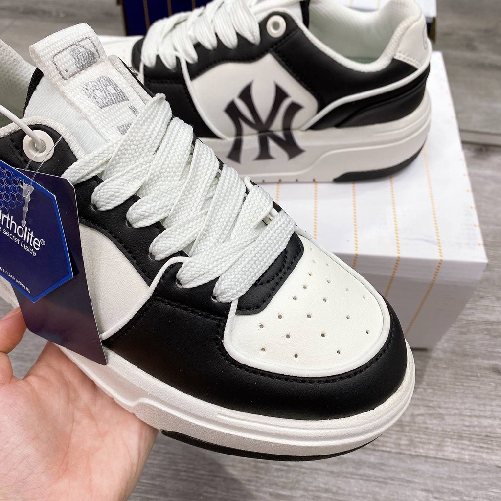 Giày Thể Thao MLB Black White Panda MLB Chunky Liner Màu Đen Vintage 2023