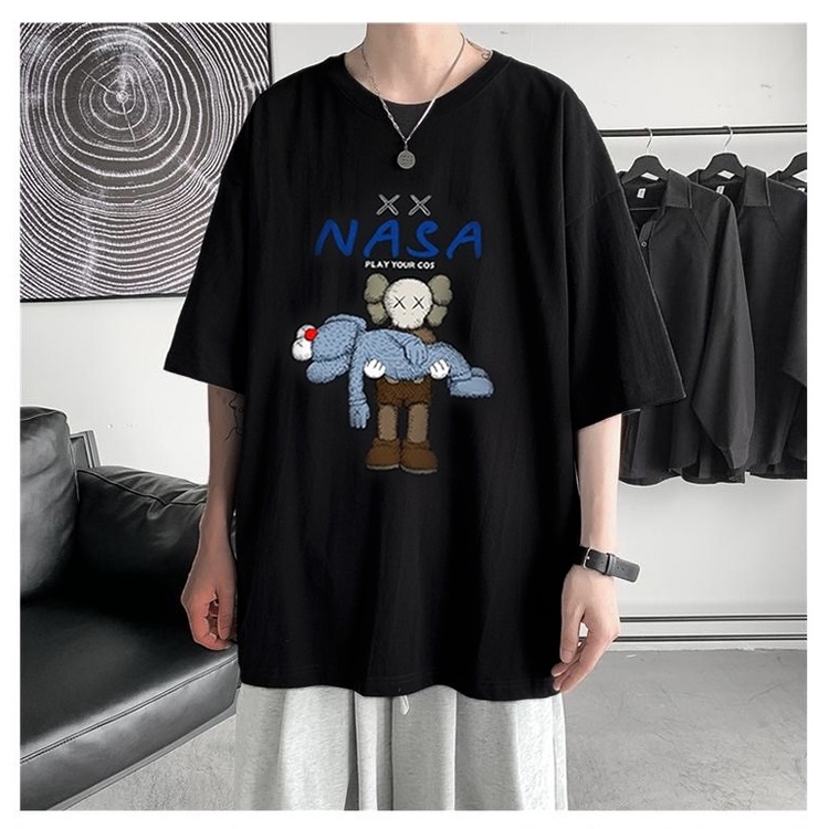 Áo Thun Tay Lỡ Nam Nữ Cotton Unisex , Áo Phông Cổ Tròn Hài Hước  Form Rộng Basic Oversize HUNEE Trend 2024 - Xàm