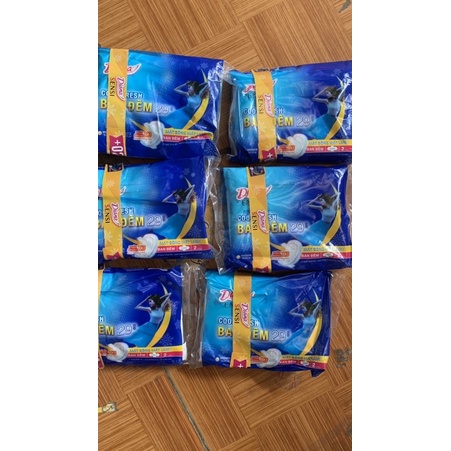 BĂNG VỆ SINH DIANA SENSI COOL FRESH  NIGHT 29cm -1 gói tặng 1 gói hàng ngày 8 miếng