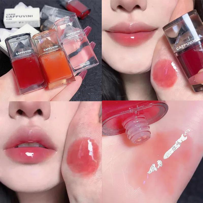 (Bán Buôn – Sỉ) Son bóng núi băng Cappuvini siêu xinh hiệu ứng căng mọng môi Light Sensitive Jelly Lip Oil