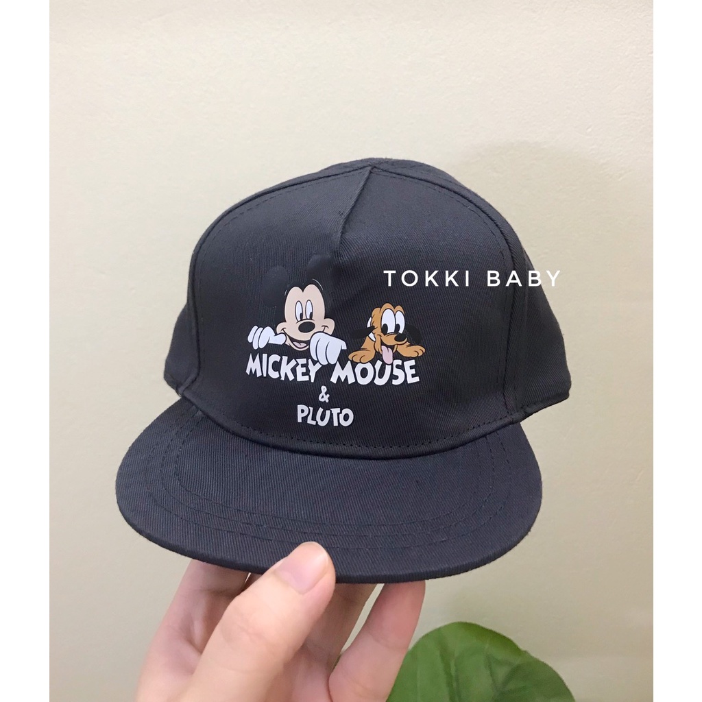 Mũ Mickey xám cho bé trai MHM020